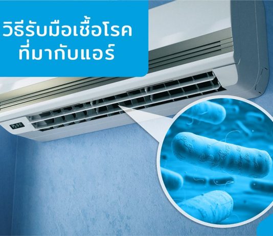 วิธีรับมือกับเชื้อโรคที่มากับแอร์