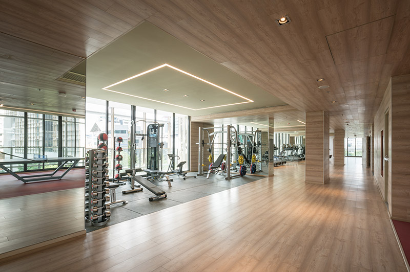 800-sq.m premium Active Floor offering weight and cardio equipment as well as a boxing gym