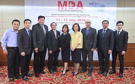 MDA 2018 ขับเคลื่อนวงการแพทย์ไทยสู่ศูนย์กลางทางการแพทย์ของภูมิภาคอาเซียน ชูตลาดเครื่องมือและอุปกรณ์การแพทย์โตต่อเนื่อง 8.5-10%