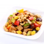 ผัดโหวงก๊วยไก่เจซอสน้ำผึ้ง