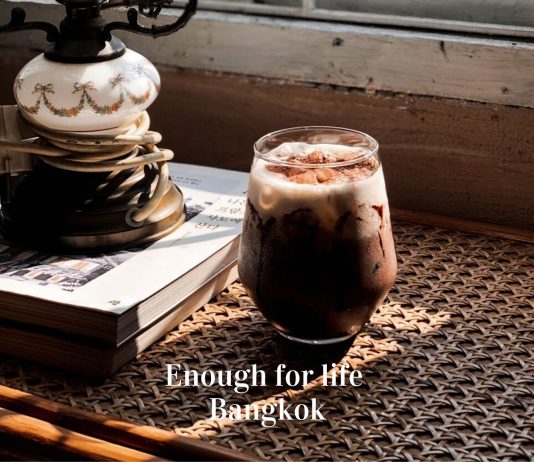 ร้านกาแฟ Enough for life Bangkok คาเฟ่น่ารักๆ ย่านบางนา ร้านกาแฟ Enough for life Bangkok