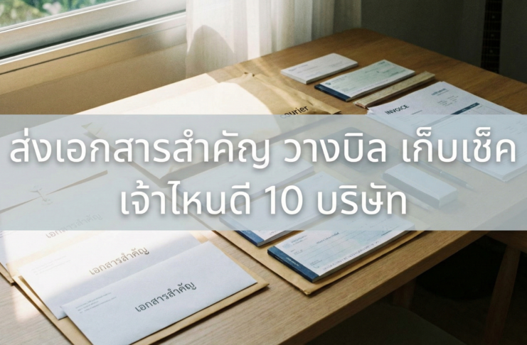 ส่งเอกสารสำคัญ วางบิล เก็บเช็ค เจ้าไหนดี 10 บริษัท ส่งเอกสารสำคัญ วางบิล เก็บเช็ค เจ้าไหนดี 10 บริษัท